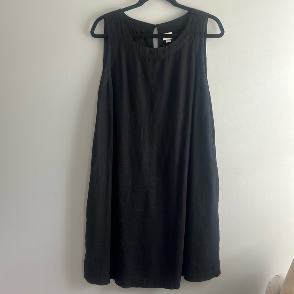 Black Linen Sleeveless Dress | A New Day | Women’s XXL
